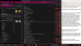 Tutorial como elimitar los virus dllhost y winlogson [upl. by Amarette]