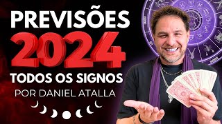 PREVISÕES 2024 PARA TODOS OS SIGNOS  DANIEL ATALLA [upl. by Nivar412]