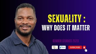 Sexuality  Why does it Matter  Prof Anthony Brown [upl. by Rabiah]