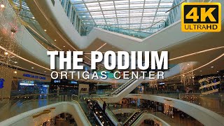 The PODIUM Mall Ortigas Center  Walking Tour 4K UHD [upl. by Okiram803]