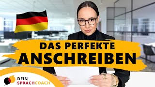 BEWERBUNGSSCHREIBEN📄 überzeuge mit deinem Anschreiben  Traumjob🚀 [upl. by Neerehs]