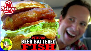 Arbys® BEER BATTERED FISH SANDWICH Review 🍺🐠🥪  Peep THIS Out 🤠 [upl. by Amak]