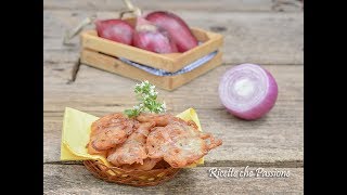 Frittelle di cipolla  ricetta calabrese  Ricette che Passione [upl. by Guntar]