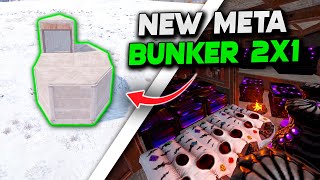 NEW META BUNKER 2X1 Rust 2024  Rust Building Tutorial 2024 [upl. by Keary]