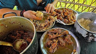 Mangu Bhai Ka Desi Murga  Daabi Kathua Wale Mangu Bhai Ka Desi Murga  Jammu food [upl. by Lleirbag]