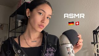 ASMR ☆ in GERMAN whispers mic scratching mouth sounds [upl. by Orgalim]