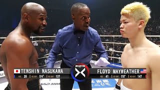 Floyd Mayweather USA vs Tenshin Nasukawa Japan  KNOCKOUT BOXING fight HD [upl. by Earleen133]