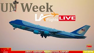 🔴LIVE JFK AIRPORT ACTION  John F Kennedy International  Live Plane Spotting [upl. by Alekram]