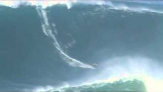 Garrett McNamara SURFS 90ft WAVE [upl. by Valerian]