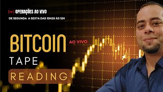 AO VIVOBitcoin e Ethereum  TAPE READING príncipais criptomoedas 04032024 [upl. by Eido]