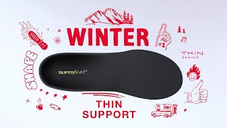 Superfeet® Winter Thin Support Insoles [upl. by Ordnajela]