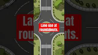 Lane use at roundabouts roundabout lane drivers drivingtips [upl. by Willem390]