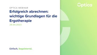 Erfolgreich abrechnen wichtige Grundlagen für die Ergotherapie [upl. by Artur]