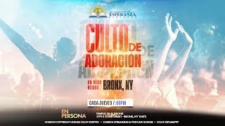 Culto de Adoración en vivo  Jueves 22 de Febrero 2024 • Bronx NY [upl. by Yenreit]