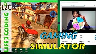 Controlling Racing Game using OpenCV Based Driving Simulator [upl. by Bruns]