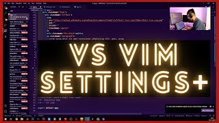 Vim Settings for VS Code Vim Extension  Cheat sheet No Mouse Setup [upl. by Fahy]