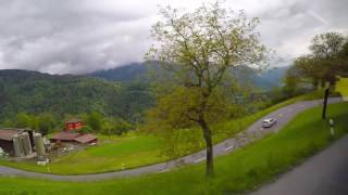 VILLARS  OLLON  AIGLE Bus Ride Switzerland [upl. by Frida]