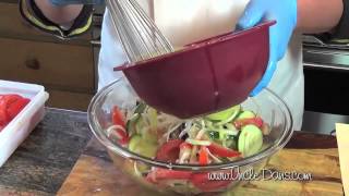 Mediterranean Garlic Salad Recipe  Uncle Dans Salad Dressings Dips and Seasonings [upl. by Ayotol]