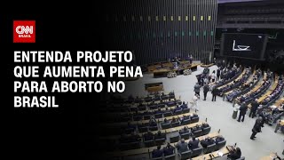 Entenda projeto que aumenta pena para aborto no Brasil  CNN NOVO DIA [upl. by Gonzalo]