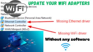 Automatically Update WiFi Driver Windows 10 In Laptop Simple and Quick Way [upl. by Ednalrym]