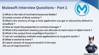 Mulesoft Interview Questions Part1 [upl. by Storm]