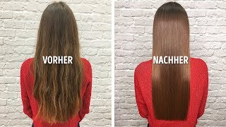 Mit diesen einfachen Mitteln wurden meine Haare glatt und seidig [upl. by Packer]