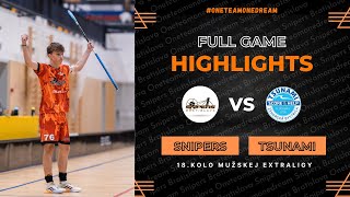 HIGHLIGHTS MEX 18kolo EXEL Snipers Bratislava vs Tsunami Záhorská Bzstrica [upl. by Adelheid]