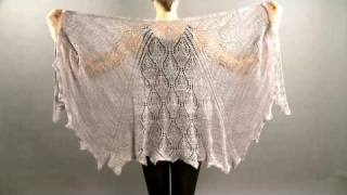 10 Beaded Shawl Vogue Knitting Holiday 2008 [upl. by Akerehs]