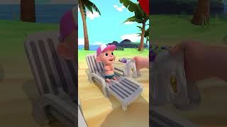 Swim Safety Song  Beach Song  Nursery Rhymes amp Kids Songs shorts nurseryrhymes [upl. by Ferwerda]