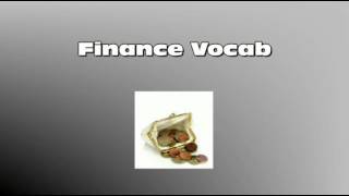 British Accent Video  Finance Vocab 5 101 [upl. by Ardni]