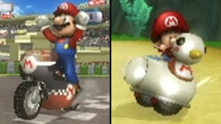 Mario Kart Wii  200cc Mushroom Cup 2 Player [upl. by Pelagias]