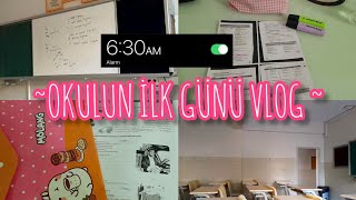 OKULUN İLK GÜNÜ VLOG 🎒📚📝Neler Yaptım✨️DarlaBlog [upl. by Tcideneb]