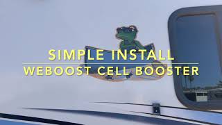 R Pod 179 WeBoost Install Fulltime Digital Nomad RV [upl. by Dulsea648]