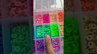 making a bracelet for roses 1k comp RampL1KCOMP preppyyyy claybeadbracelets jewellery aesthetic [upl. by Jany]