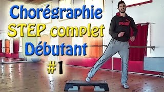 Chorégraphie STEP débutant 1  Cours de STEP complet français  Apprendre le step [upl. by Yrellam]