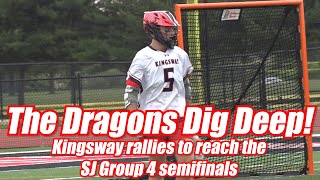 Kingsway 8 Manalapan 7  Boys Lacrosse  SJ Group 4 Quarterfinal  Mason Bryan GW Goal [upl. by Bunce]