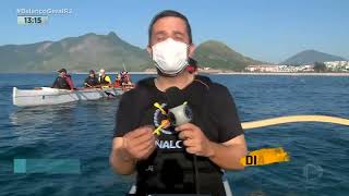 Rede Record fala sobre Canoa Havaiana com a Kanaloa Rio [upl. by Byler510]