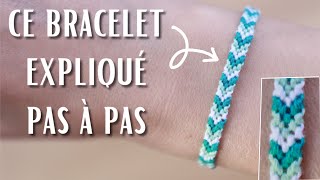 Tuto débutante  bracelet brésilien 3 couleurs ✨ Marion Blush [upl. by Dnalevets]