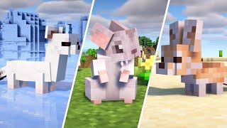 18 Amazing Minecraft Mods 1201 121 and below  SUPER CUTE Animals [upl. by Eryn]