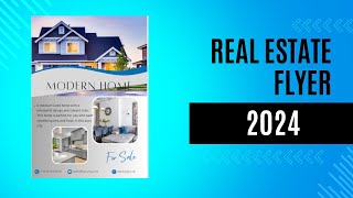 desing Real Estate Flyer 2024 [upl. by Burkley415]