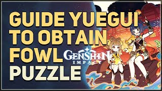 Guide Yuegui to obtain Fowl Genshin Impact [upl. by Eisset]