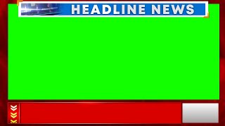 Headline News Complete Setup In Green Screen [upl. by Annahc]