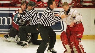 Top 10 Redwings vs Avalanche Rivalry Moments [upl. by Latisha]