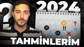 2024 Yılı İçin Milyoner Edecek 11 Kripto Tahminim 2 Bölüm [upl. by Terrej]