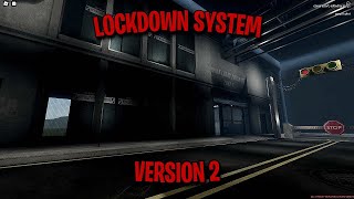 Security Lockdown System Showcase V2  Town  Roblox [upl. by Penoyer]