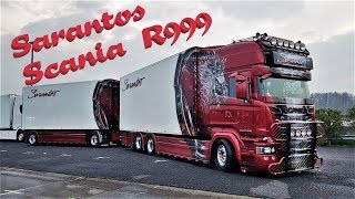 1st place quotBest of Showquot SCANIA R999 V8  Sarantos Petropoulos [upl. by Eniaral474]