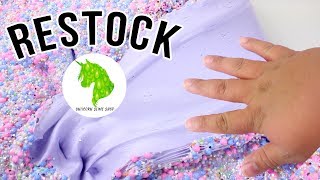 Slime Shop Restock June 22 2018  UniicornSlimeShop 💦 [upl. by Anelad]