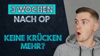 3 WOCHEN NACH KNIE OP  JETZT SCHON OHNE KRÜCKEN GEHEN [upl. by Michon]