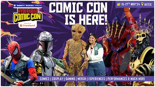 Hyderabad Comic Con 2024  3 Day Cosplay amp Gaming Extravaganza [upl. by Julee]