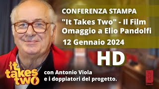 Conferenza It Takes Two  Omaggio a Elio Pandolfi  Ripresa frontale HD  12012024 [upl. by Hallette]